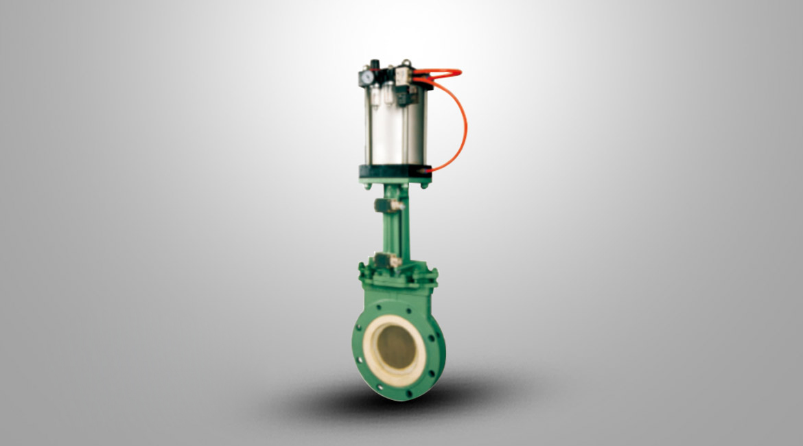 氣動薄型陶瓷排渣液漿閥