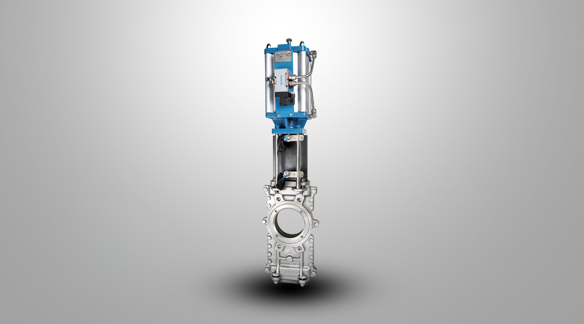 氣動(dòng)穿透式刀閘閥