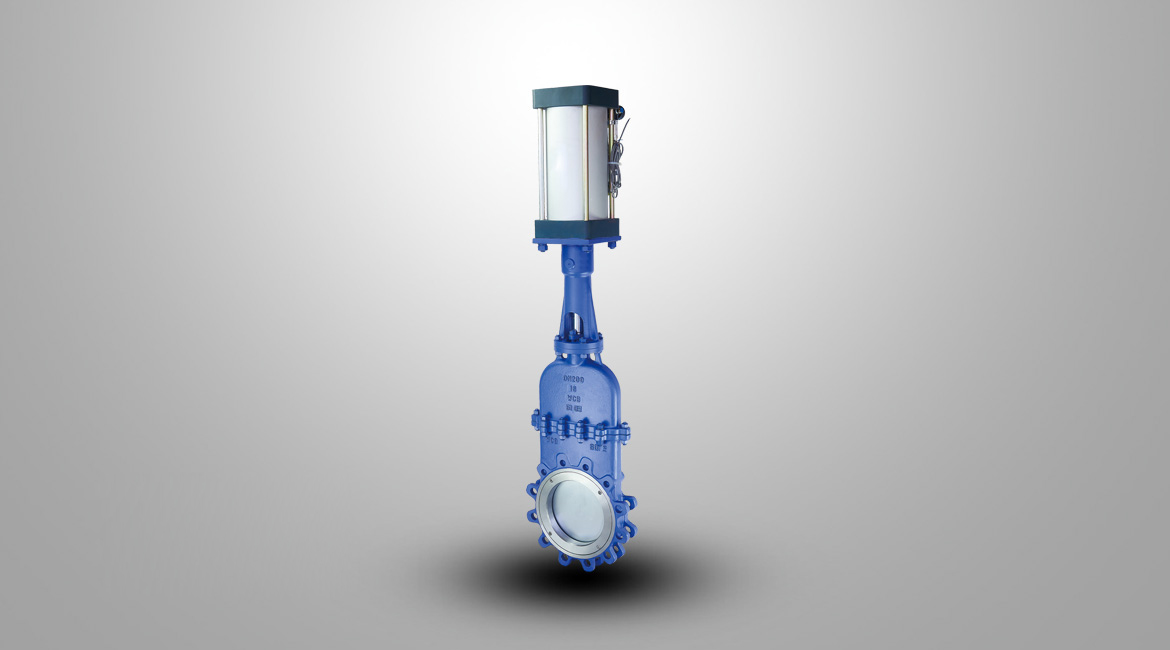 氣動(dòng)暗桿式刀閘閥