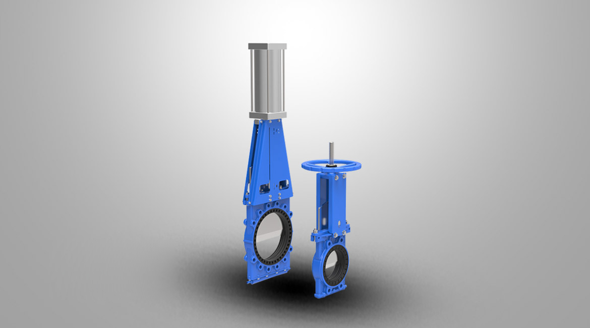 自密封雙向密封刀閘閥