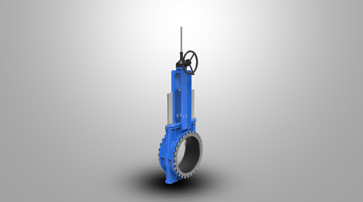 雙向自密封刀閘閥