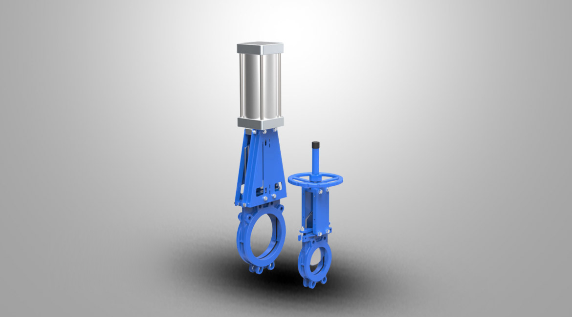 雙向密封刀閘閥