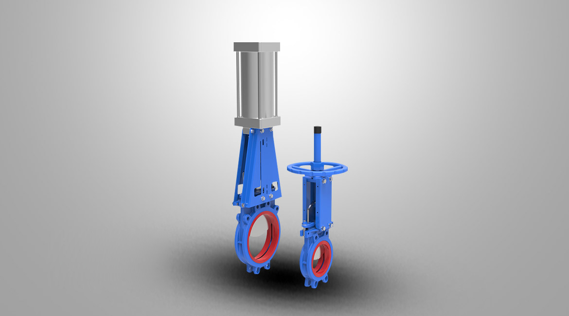 整體式雙向無凹槽耐磨刀閘閥