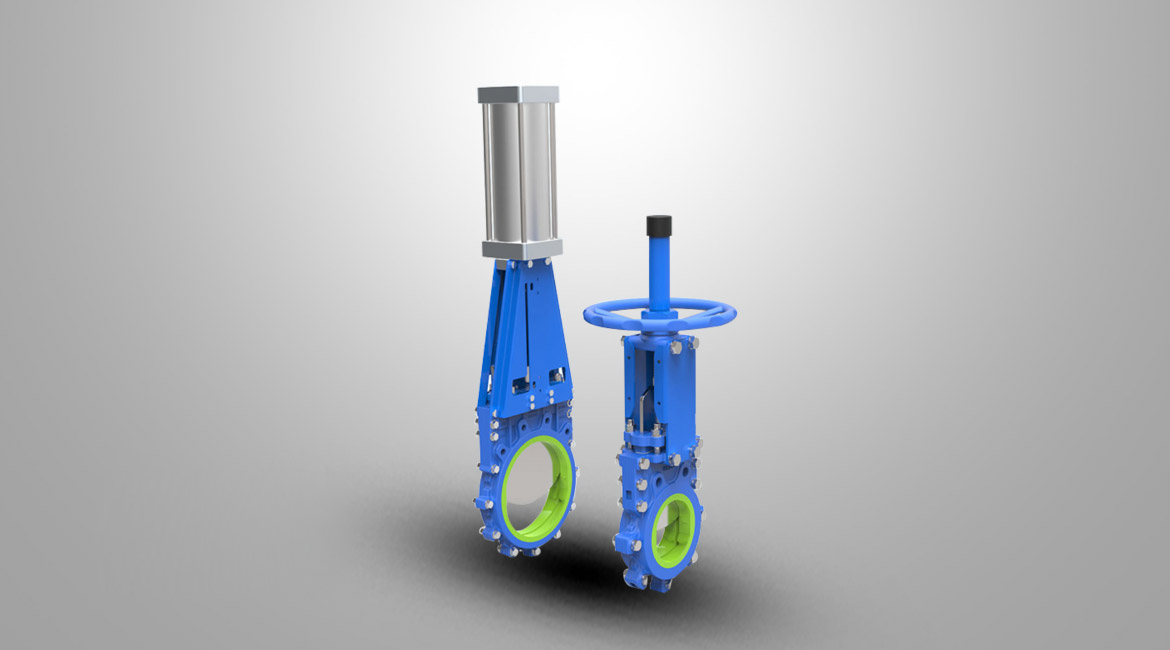 雙向密封刀閘閥