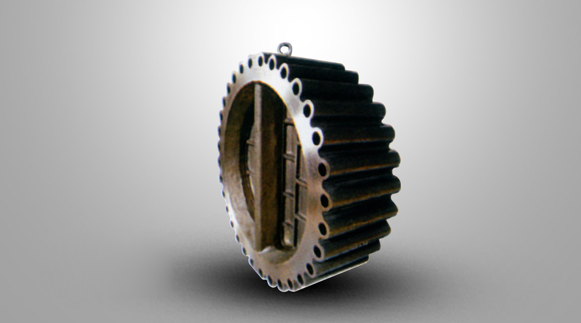 凸耳對(duì)夾雙瓣止回閥