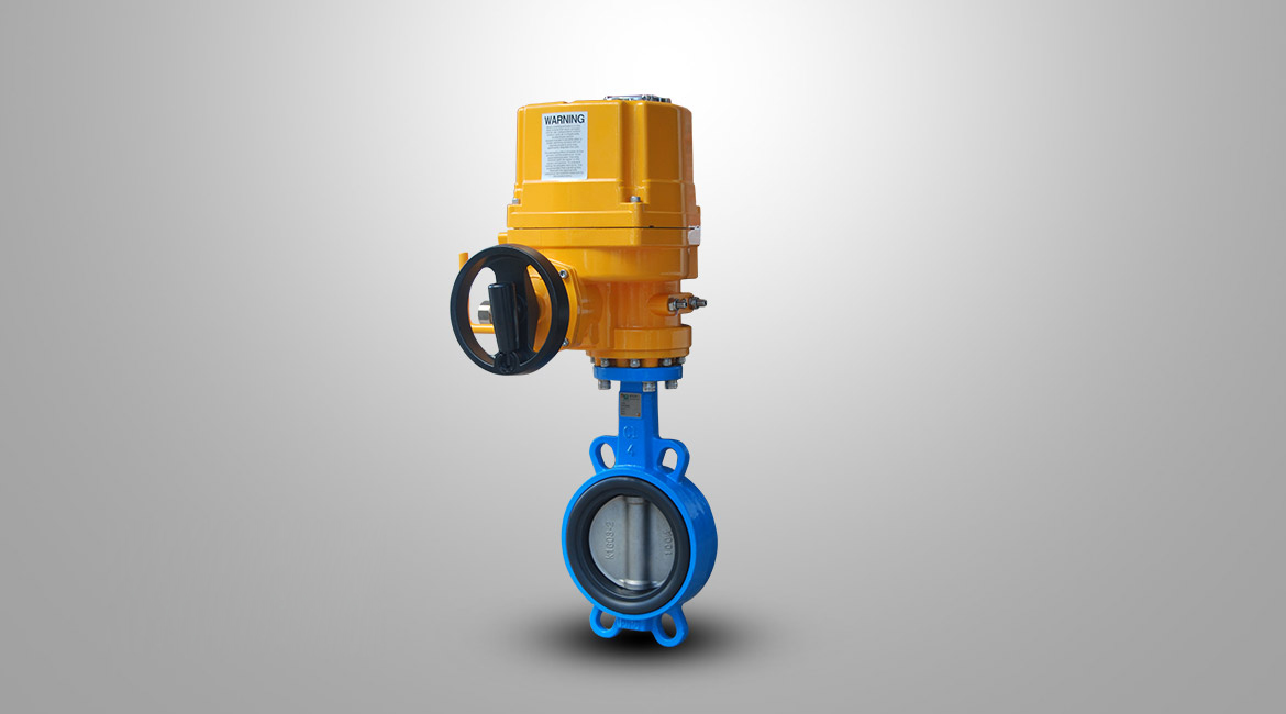 電動對夾式蝶閥