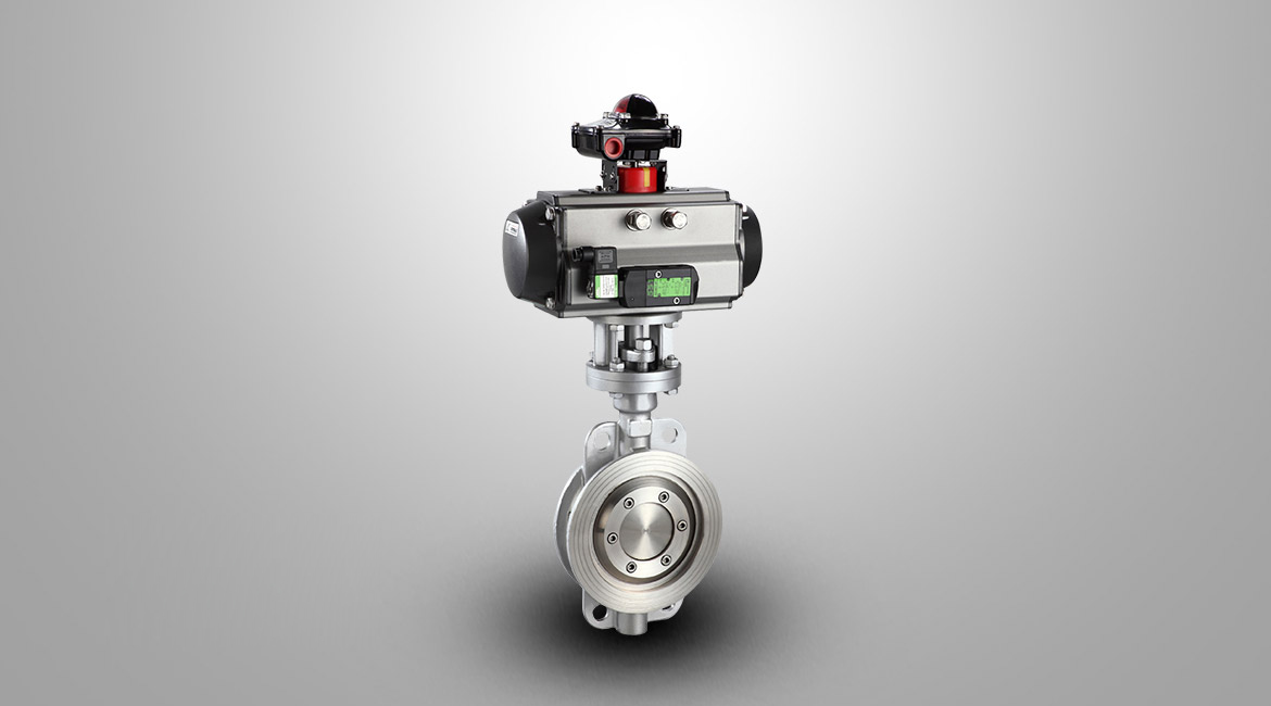 氣動(dòng)硬密封對(duì)夾蝶閥