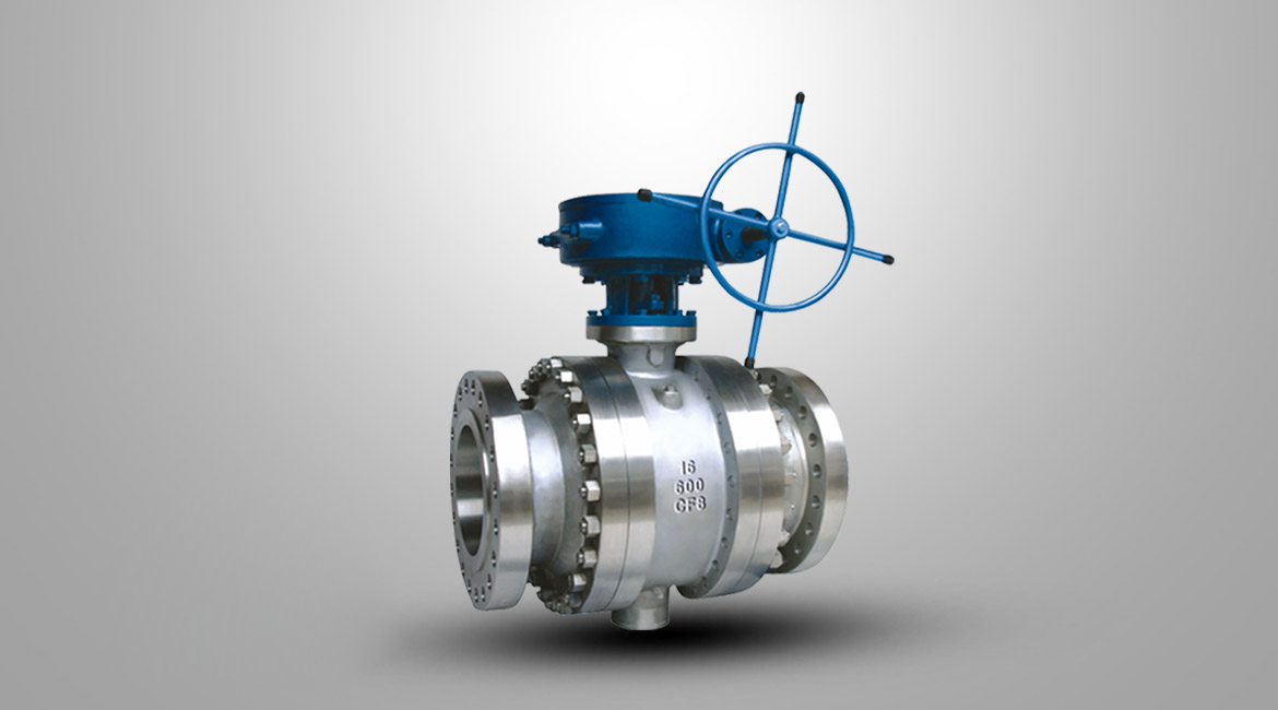 不銹鋼蝸輪固定球閥