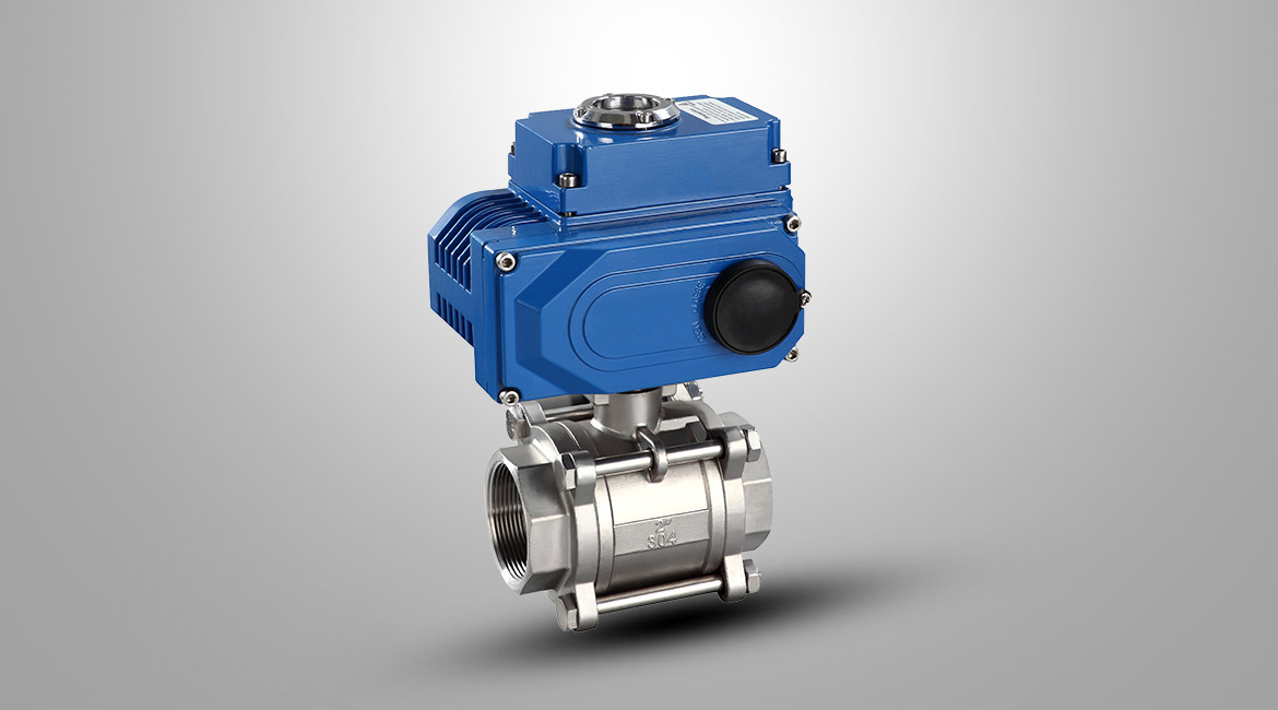 電動(dòng)三片式球閥