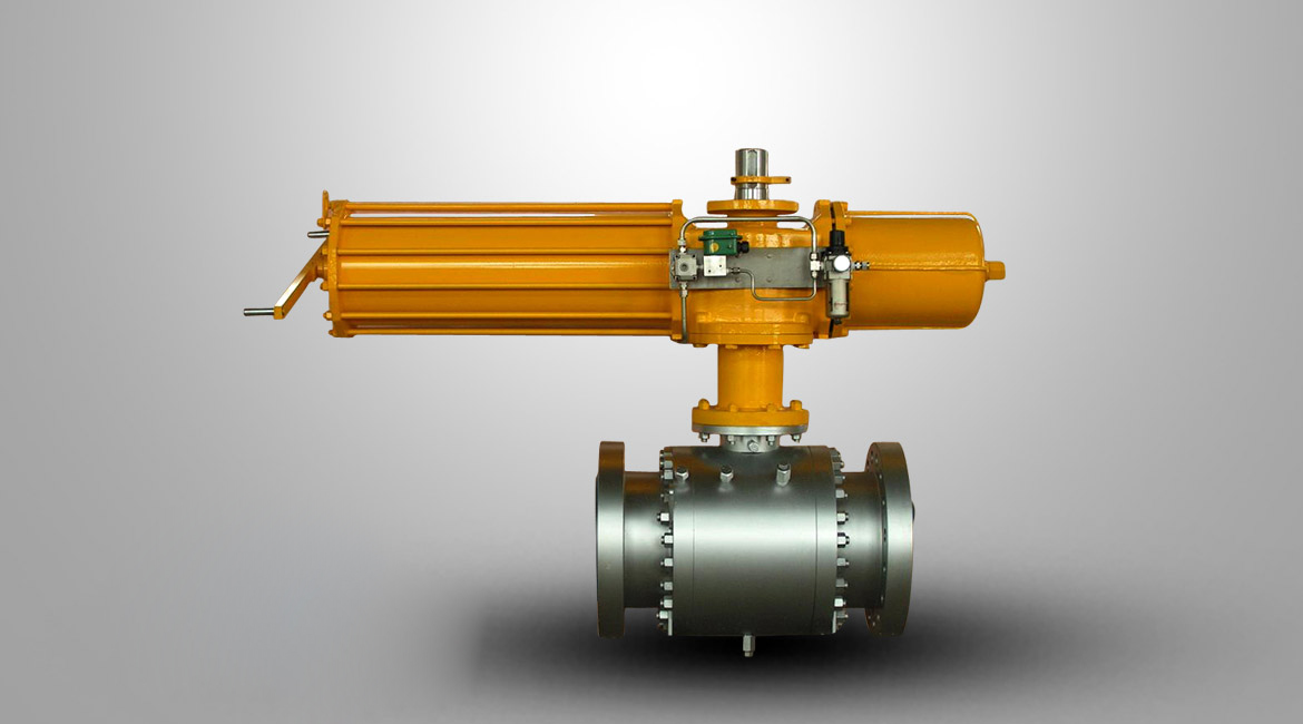 氣動固定鍛鋼球閥